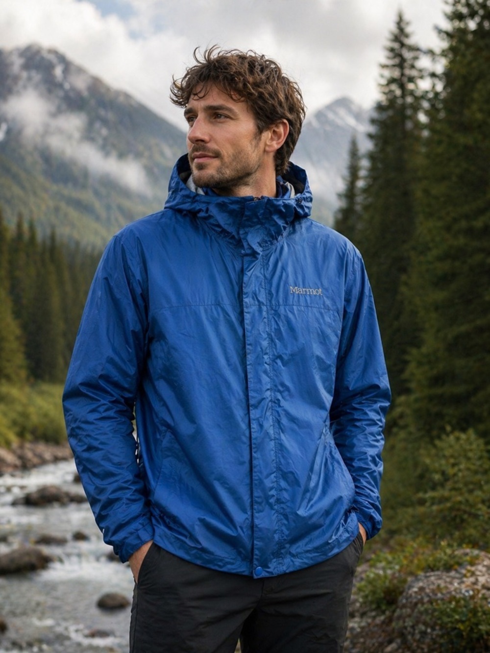 Marmot Men's Windbreaker Hiking Fishing Outdoor Jacket was XL